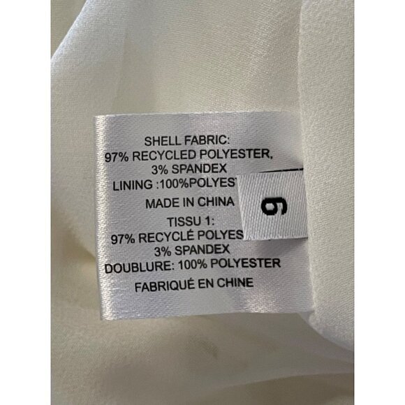 Proenza Schouler White Label Pleated Sleeveless Dress White Womens Size 6 - Picture 10 of 12